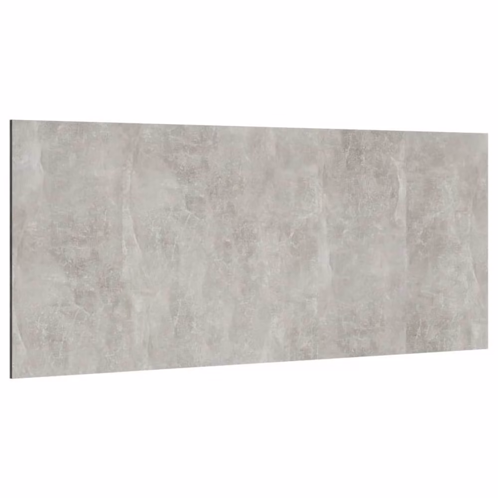 Berkfield Home Stylish Bed Headboard in Concrete Grey, W: 200 cm, D: 1.5 cm, H: 80 cm