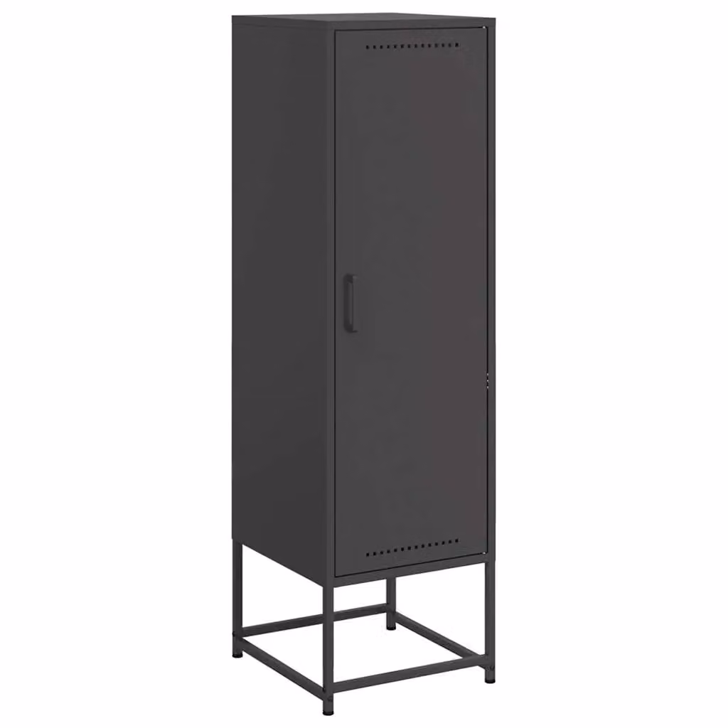 Berkfield Home Industrial Black Steel Highboard W/D/H: 36 x 39 x 123 cm – 2