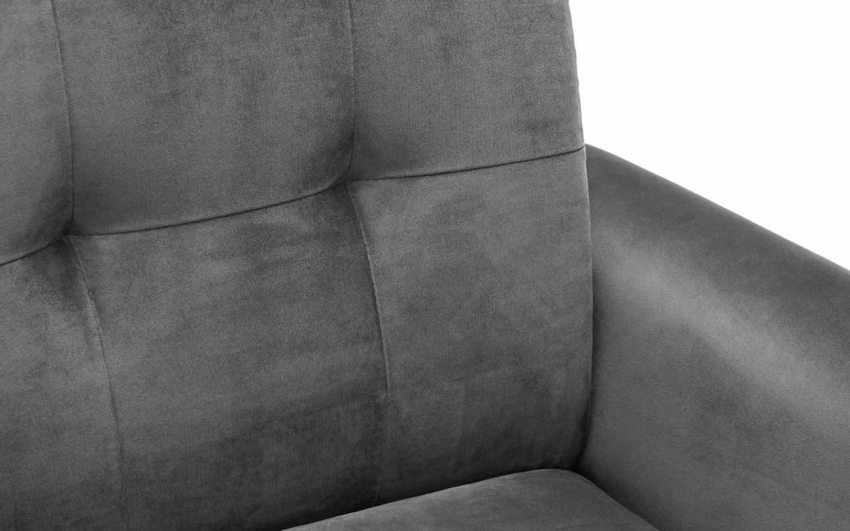 Ashfield Grey Velvet Tub Armchair – 3
