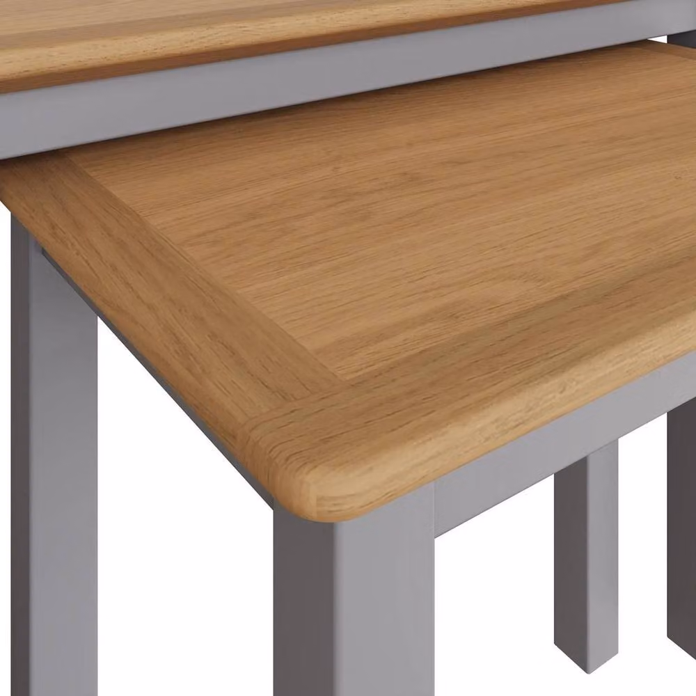 ERGOVEXA Nest of Tables in Dove Grey Oak Veneer – 3
