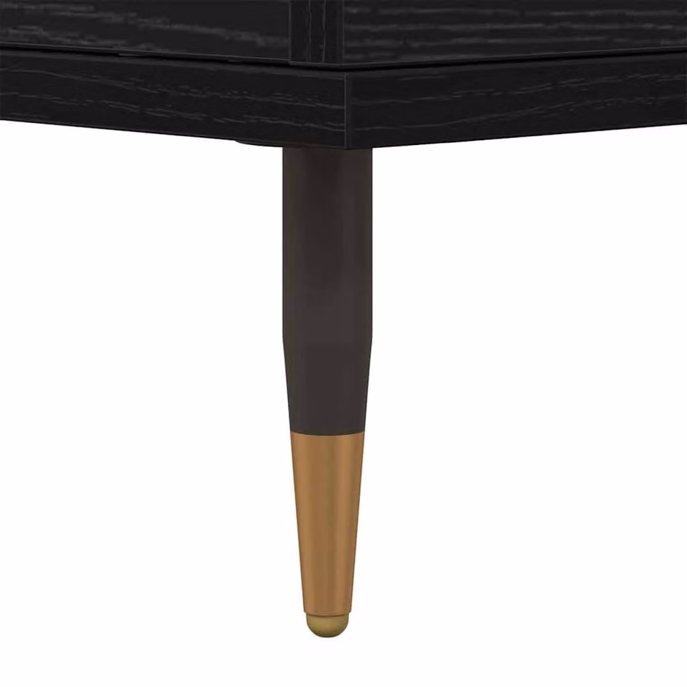 Berkfield Home Modern Black Sideboard with Storage Door, W/D/H: 60 x 35 x 70 cm – 5