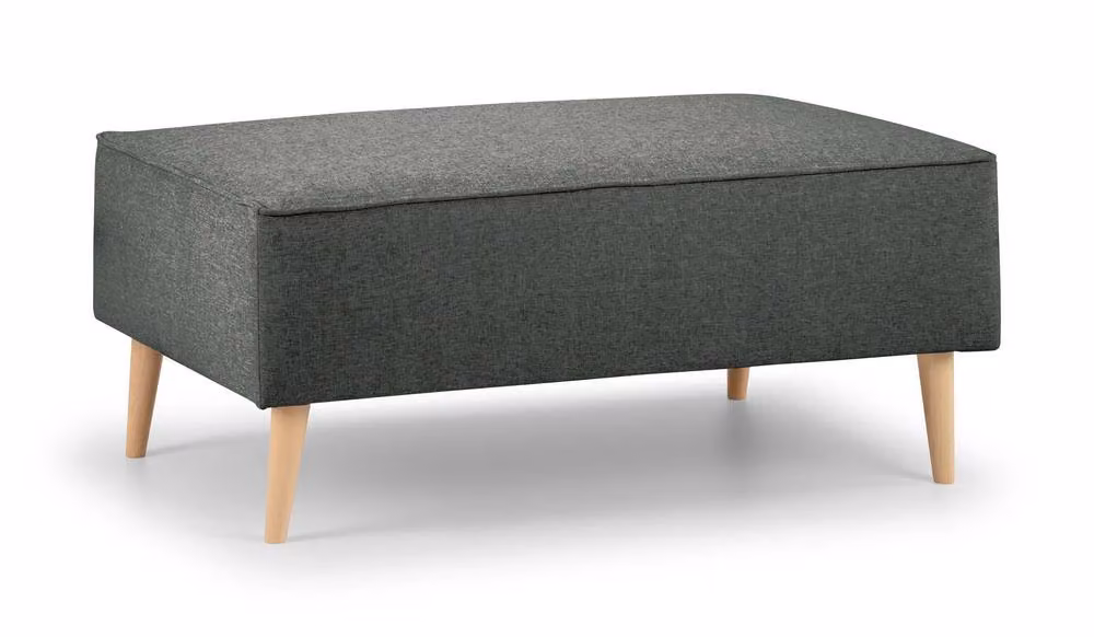 The Great Sofa Company Ailis Footstool Faro Slate in Grey – 2