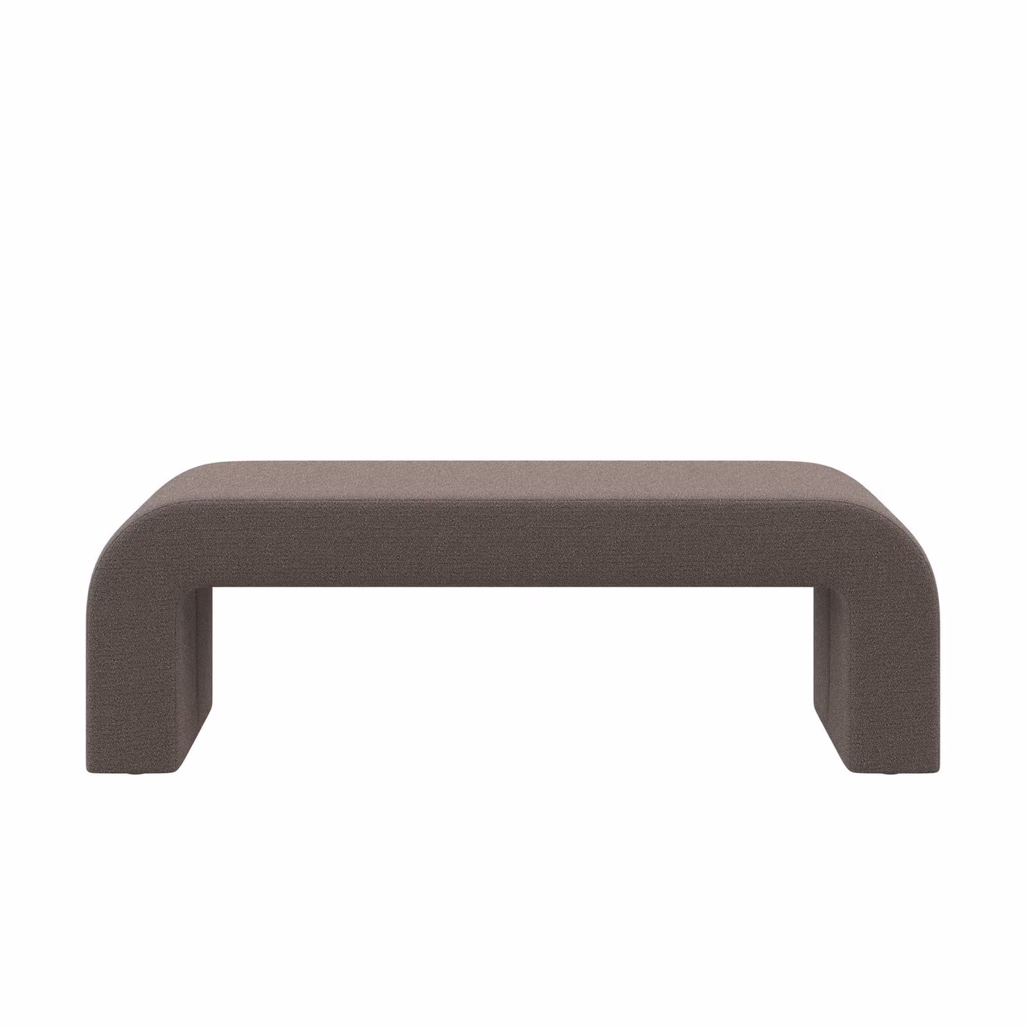 Dome Deco CALUM Upholstered Bench in Grey