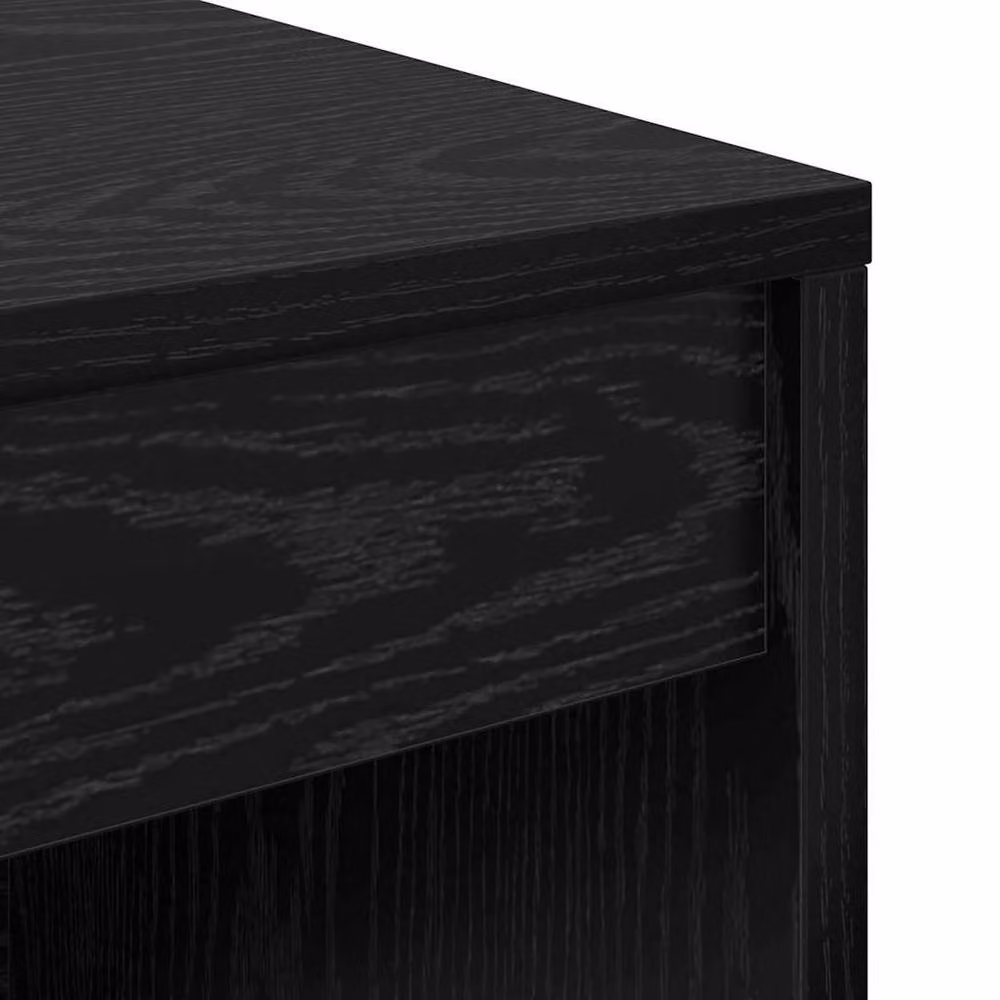 Berkfield Home Modern Writing Desk in Black Oak, W/D/H: 90 x 40 x 76 cm – 6
