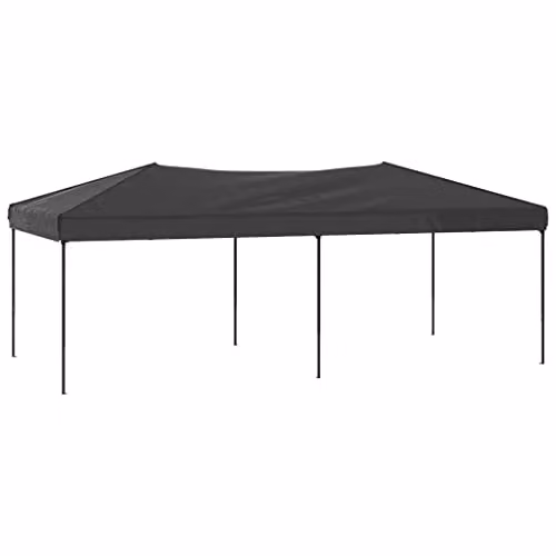vidaXL Folding Party Tent in Anthracite, W/D/H: 6 x 3 x 2.45 m – 1