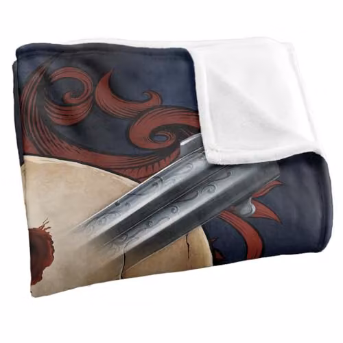 JQ Licensing Ba-Jp Skull and Pistols Silky Touch Super Soft Fleece Throw Blanket in White, W/D/H: 152 x 127 cm – 2