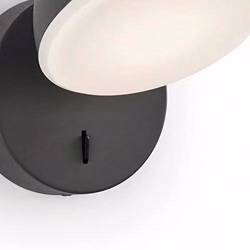 Netlighting Talk LED Wall Light in Grey with 695lm Warm White 2700K – 3