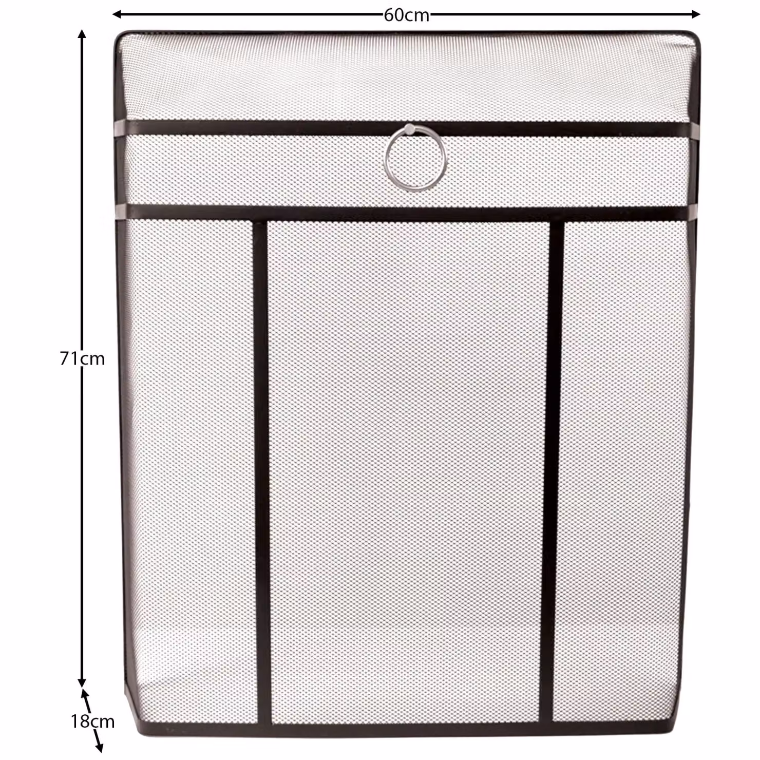 Home Discount Vida Octon 28 Inch Fireplace Shield Protector, Black – 2
