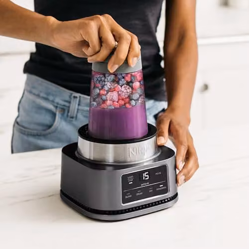 Ninja Foodi Power Nutri Blender 2-in-1, 1100W, Silver, CB100UK – 4