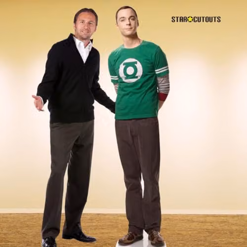 Star Cutouts Doctor Sheldon Cooper Multicolour Paper Party Decoration, W: 17.78 cm, H: 182.88 cm – 2