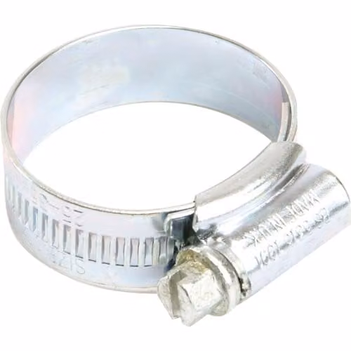 Jubilee Zinc Protected Silver Steel Hose Clip 9.5mm-12mm