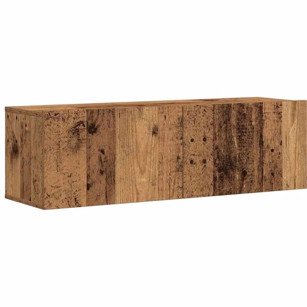Berkfield Home Classic 7 Piece Wall-Mounted TV Cabinet Set in Brown Engineered Wood – 3