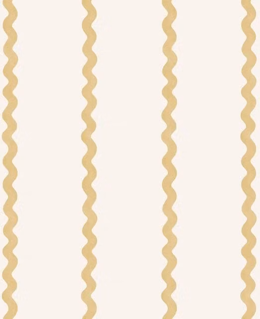 Holden Decor Do The Wiggle Stripe Wallpaper in Yellow – 1