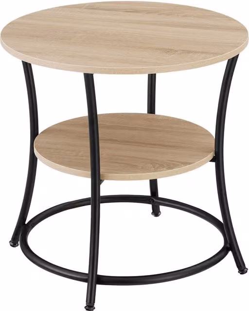 Tectake Saint Louis Industrial Side Table in Oak Sonoma