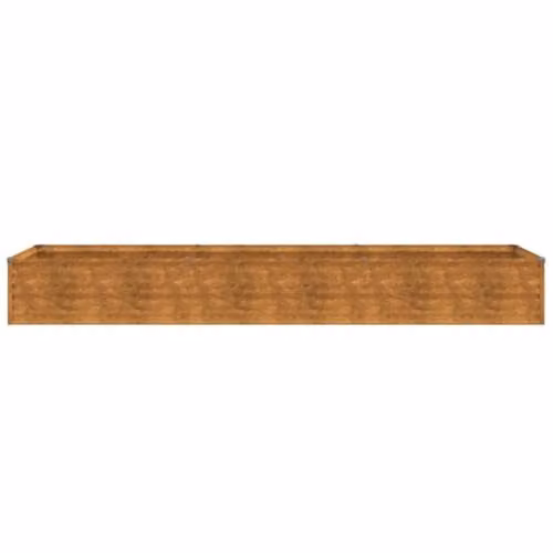 vidaXL Brown Corten Steel Raised Bed W/D/H: 291 x 50 x 36 cm – 2