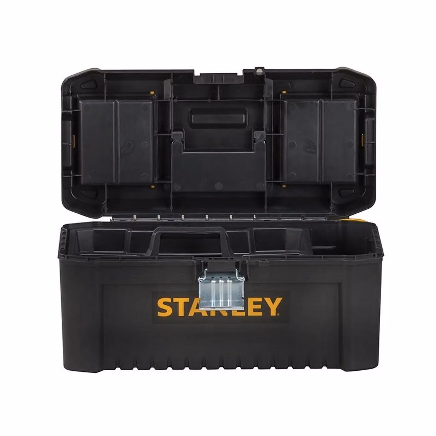 Stanley Basic Toolbox with Organiser Top in Black and Multicolour – 3