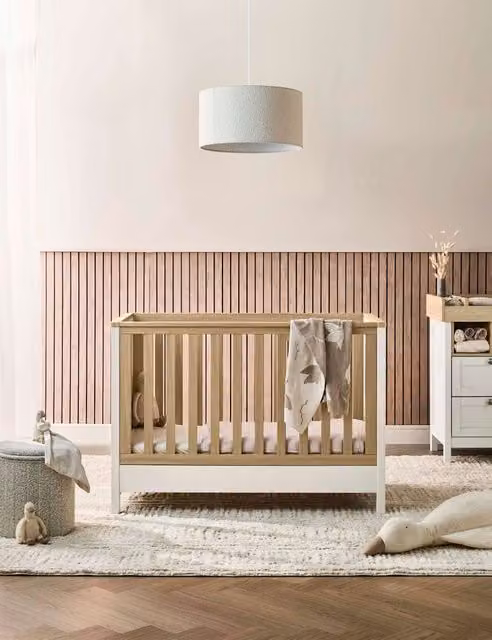 Mamas & Papas Harwell Small Cotbed in White