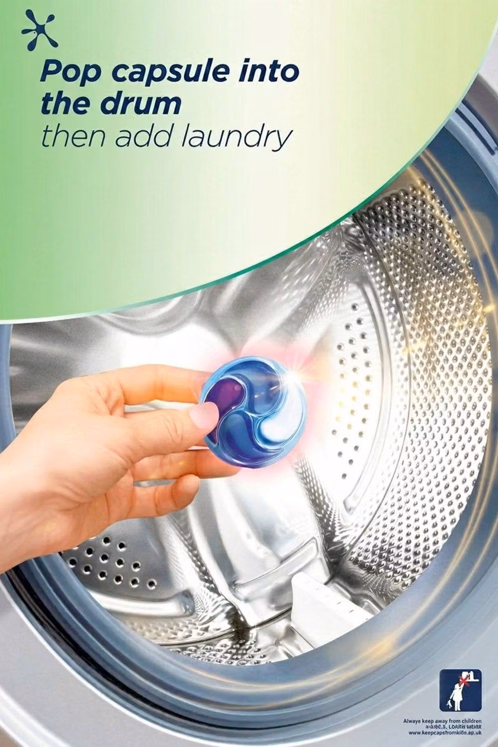 Persil Bio 4in1 Fast-Dissolving Laundry Detergent Capsules, 165 W, 3 Pack – 4