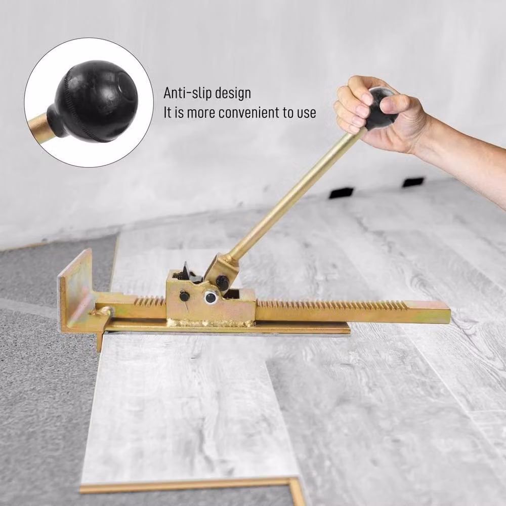 SPETLEK Professional Padded Hardwood Flooring Jack in Gold, W: 100 cm, L: 1000 cm – 2