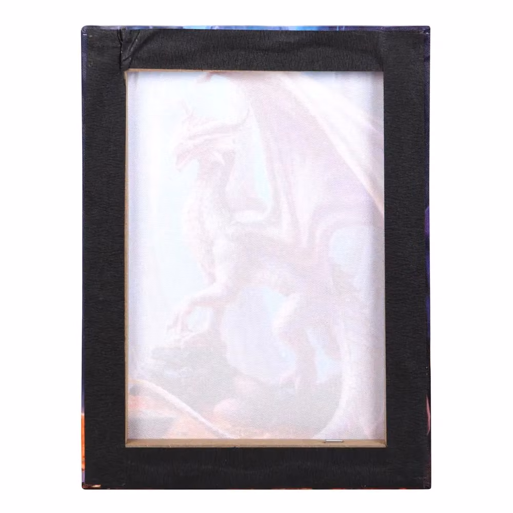 Anne Stokes Treasure Trove Dragon Multicolour Canvas Plaque – 2