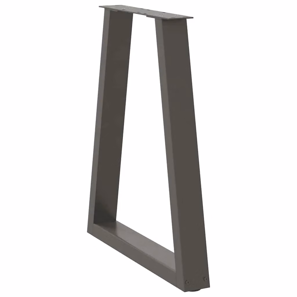 Berkfield Home V-Shape Coffee Table Legs, 2 Pieces, Anthracite Black Steel, H: 72-73 cm x W: 60 cm – 3