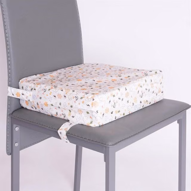 Roseley White Kids Booster Chair Strap Seat Pad