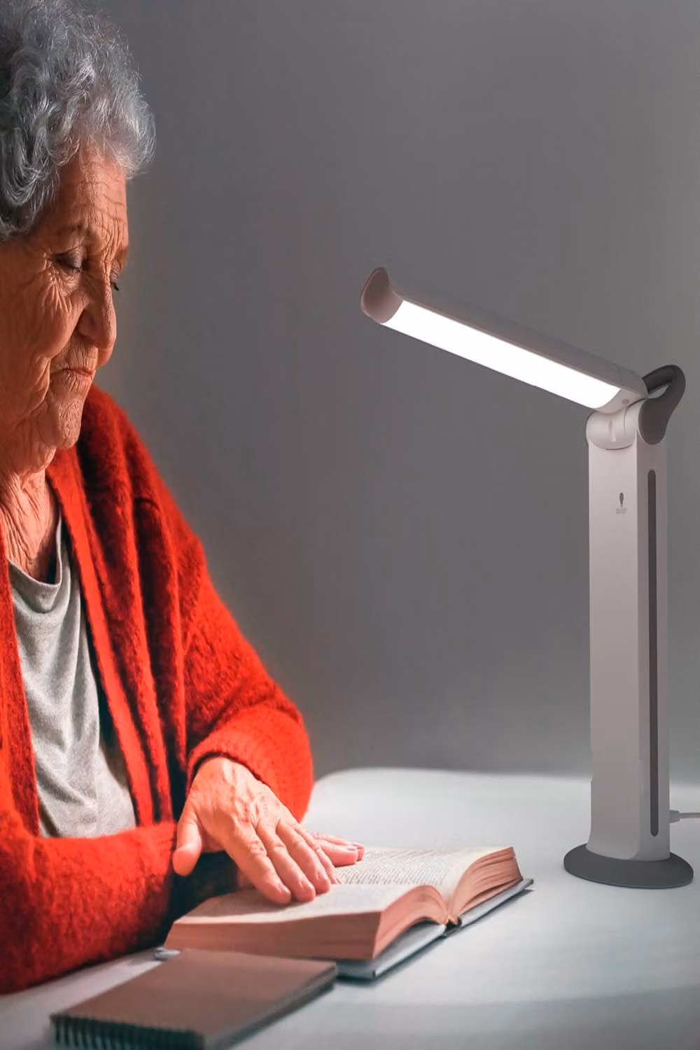 Daylight Twist 2 Portable Foldable LED Tabletop Task and Reading Lamp in White – 4