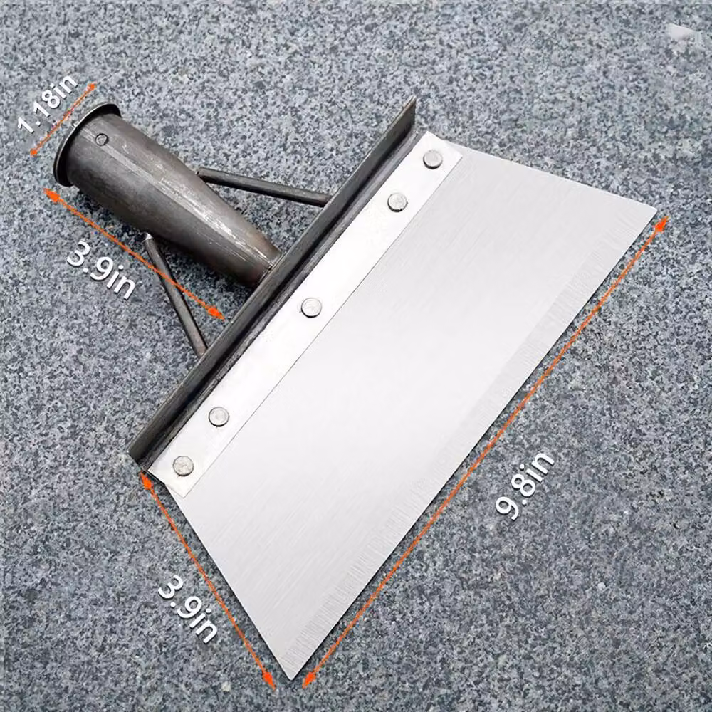 VOGREX Silver Steel Outdoor Garden Cleaning Shovel and Weeding Tool, 25 cm – 2