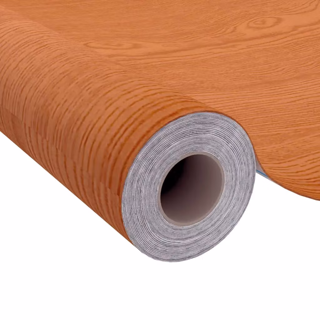 Berkfield Home Self-adhesive PVC Furniture Film, 2 Pack, Light Oak Brown, W: 90 cm x L: 500 cm – 2