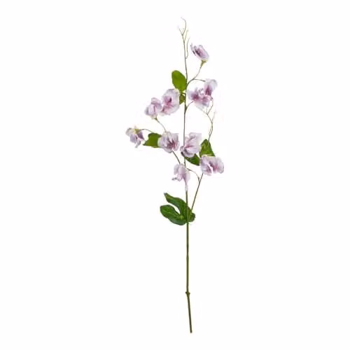 Hill Interiors Sweetpea Artificial Flower, Purple