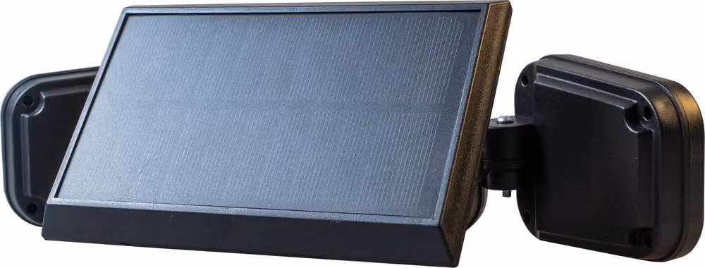 St Helens Home & Garden Solar Powered Motion Sensor LED Wall Security Floodlight in Black – 10