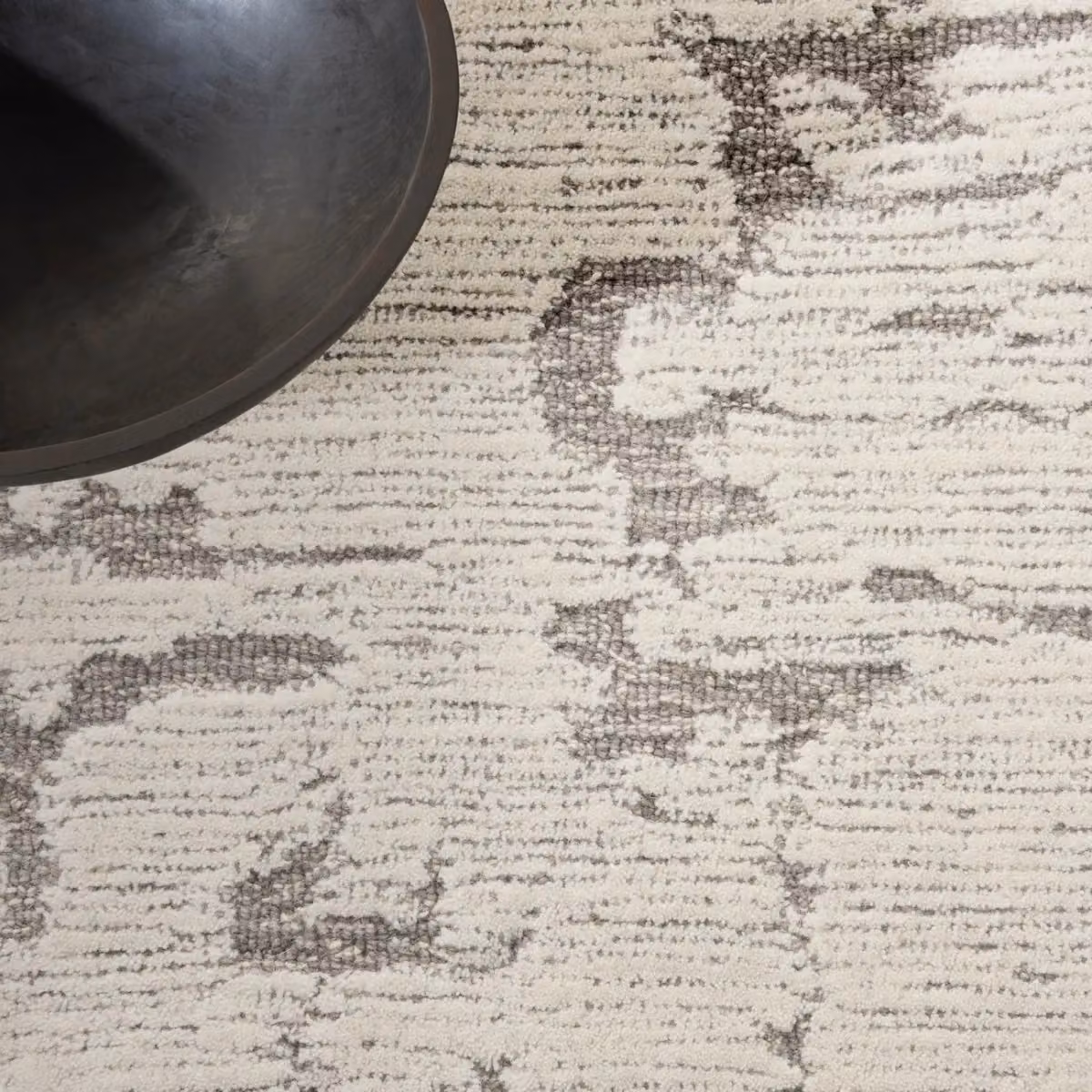 The Rug Shop UK Grey Handmade Wool Abstract Modern Area Rug W: 160 cm, L: 220 cm – 2