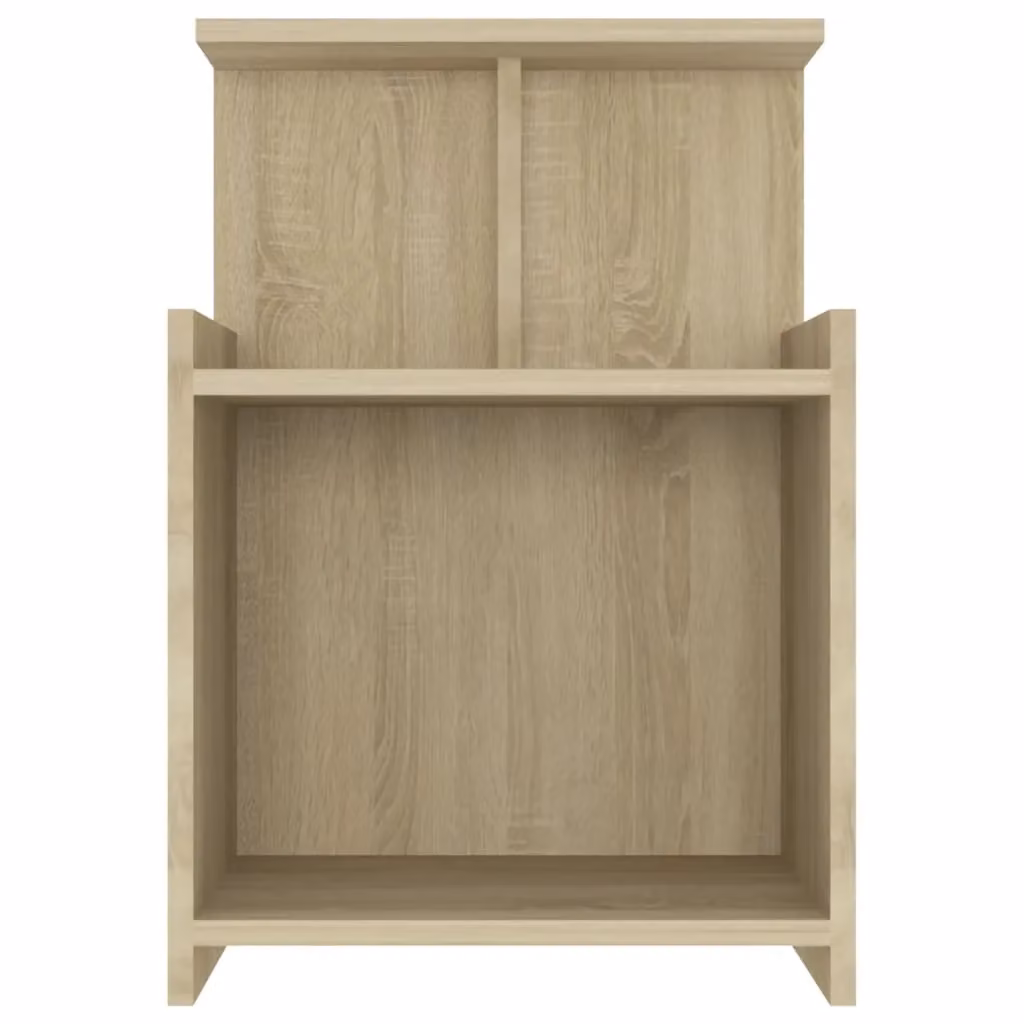 Berkfield Home Set of 2 Sonoma Oak Bedside Cabinets in Brown, W/D/H: 40 x 35 x 60 cm – 3
