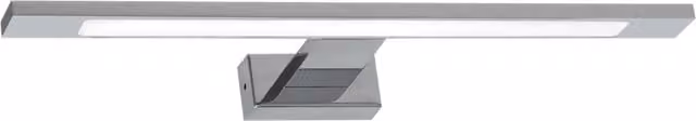 Milagro Shine Yellow Wall Lamp with Acrylic and Metal Finish, W/D/H: 40 x 12 x 12 cm, 7W