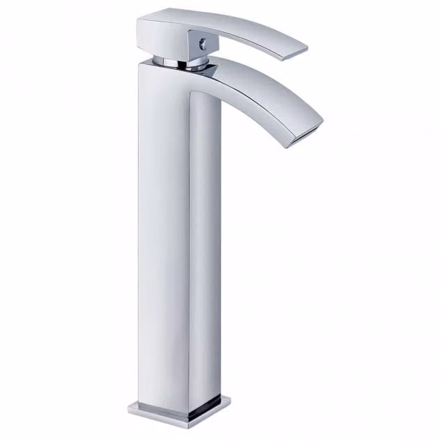 Flair Chrome Single Lever High Rise Mono Basin Mixer Tap with Swivel Spout