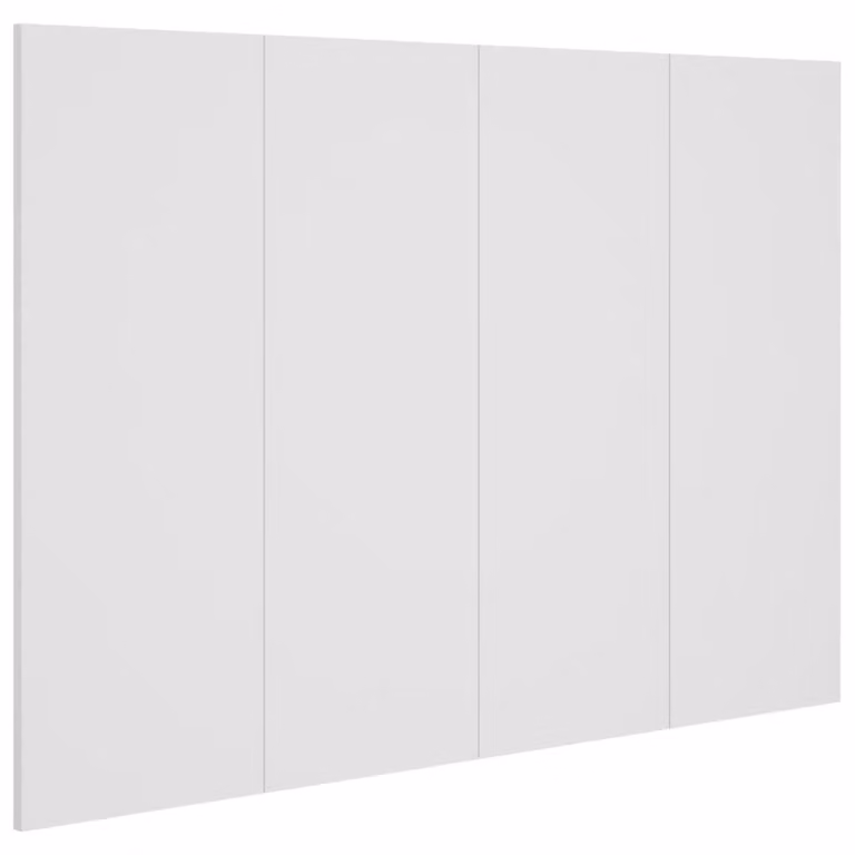 Berkfield Home Classic Bed Headboard in White, W/D/H: 120 x 1.5 x 80 cm