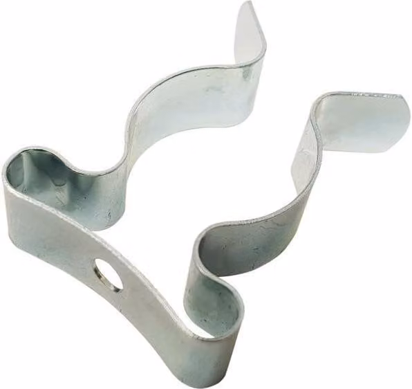 Forgefix 5/8 inch Zinc Plated Tool Clips, Silver (Pack of 25)