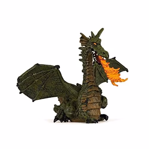 Papo Enchanted World Collection Dragon Figurine, Multicolour and Green