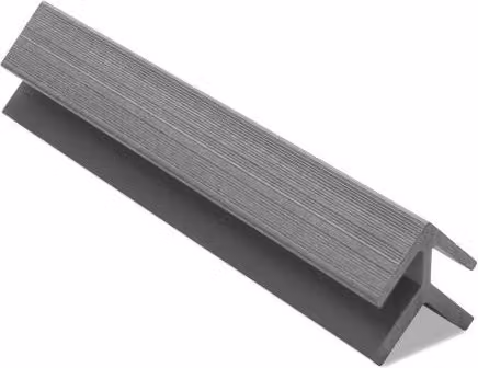 Ecoscape Composite Panel Cladding External Corner Trim, 3.6m, Grey