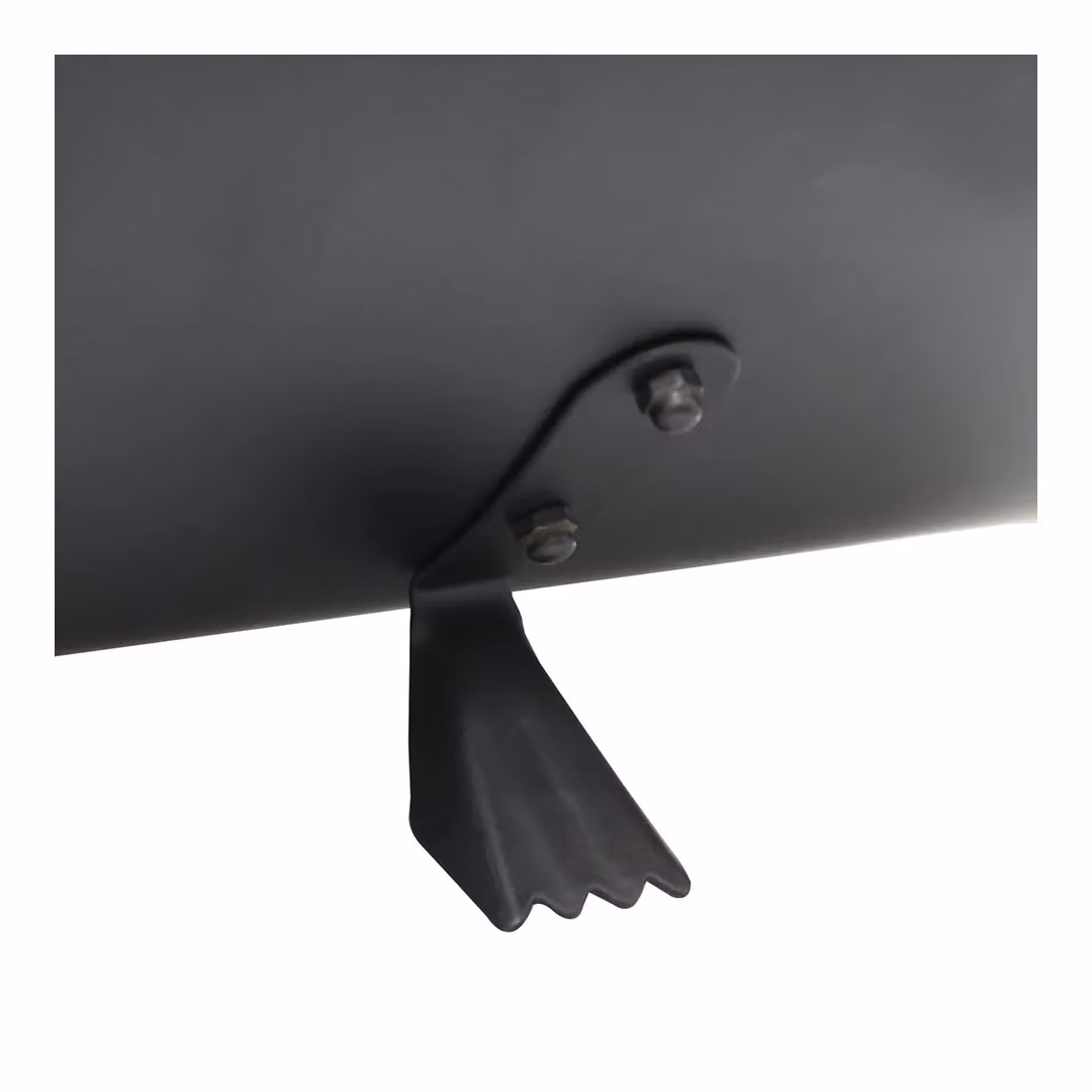 JVL Mendip Freestanding Metal Log and Coal Holder in Black – 3