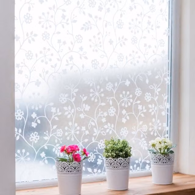 d-c-fix Static Cling Privacy Window Vinyl Wrap in White