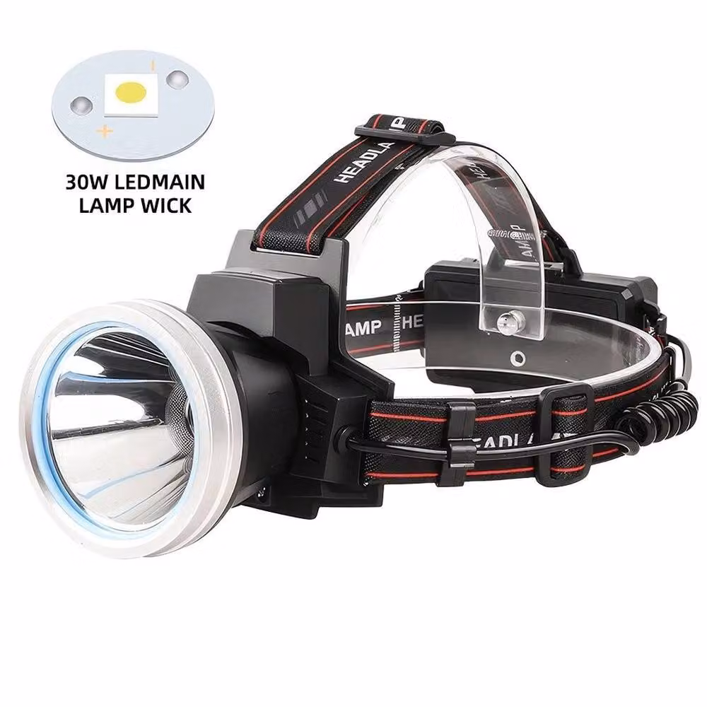 FLAVORA Rechargeable Waterproof LED Headlamp in Black – 4