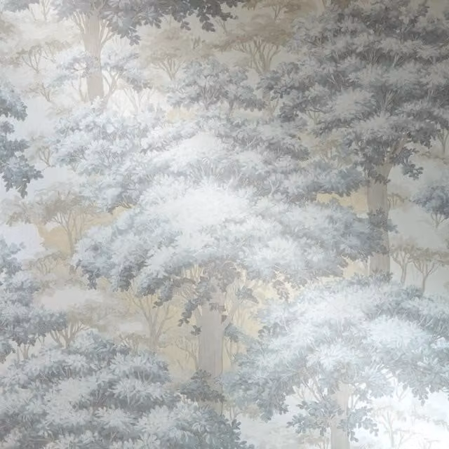 I Love Wallpaper New Forest Toile Botanical Floral Wallpaper in Grey