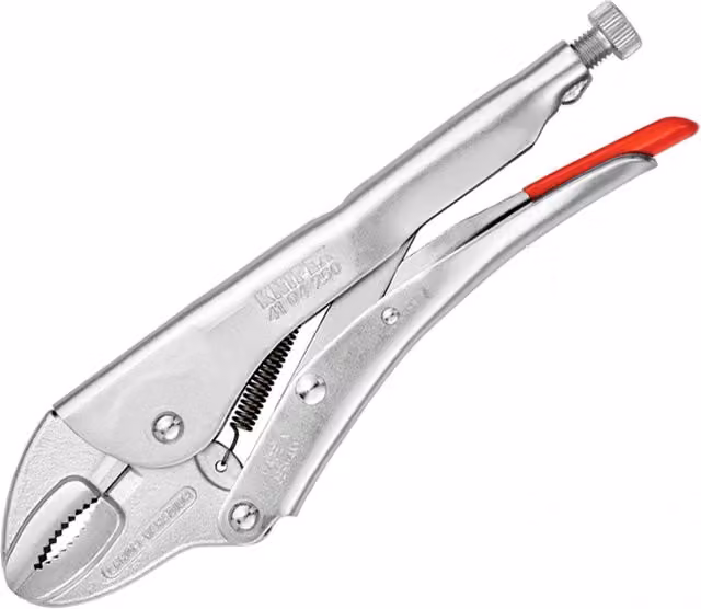 Knipex Universal Locking Pliers in Silver and Multicolour Chrome Vanadium Steel – 1