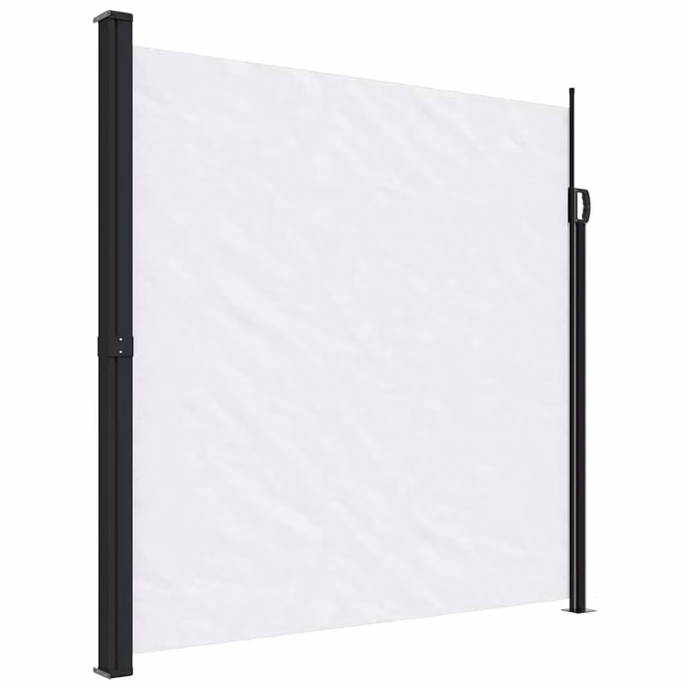 Berkfield Home White Retractable Side Awning, Wall-Mounted, W/H: 600 x 200 cm – 2