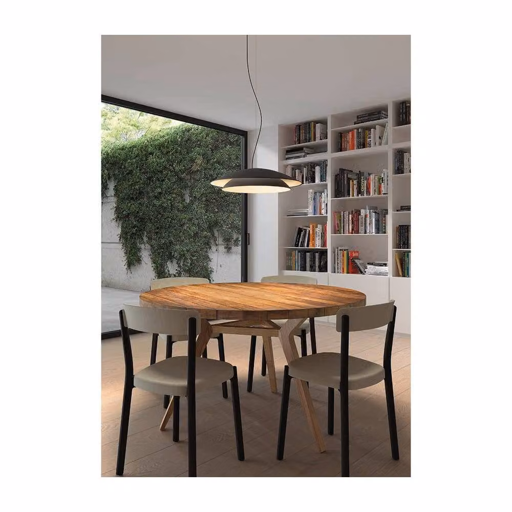Netlighting Noway Black Dome LED Pendant Light, 24.5W, Dimmable, CCT 2700K 3000K 4000K – 2