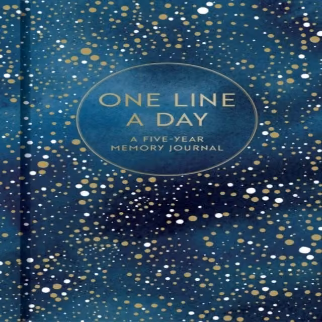 Chronicle Books Celestial One Line a Day Diary, Multicolour and Blue