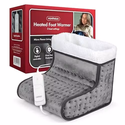 VonHaus Electric Heated Foot Warmer in Grey – 1