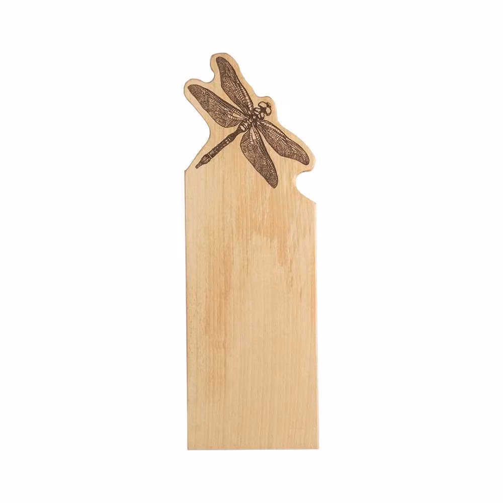 Selbrae House Dragonfly Framed Beech Serving Board in Natural Brown and Beige – 2