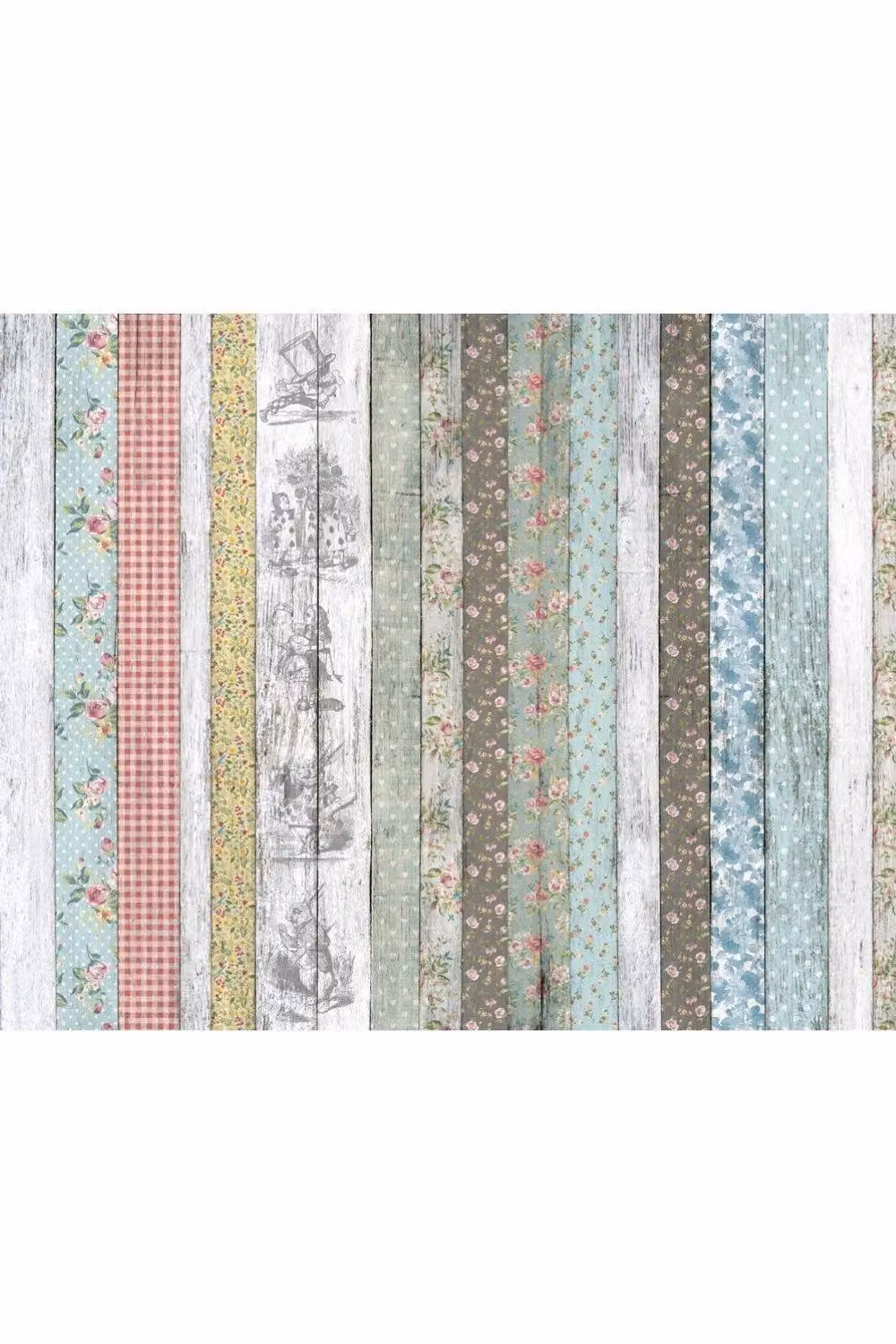 Origin Murals Vintage Picnic Blanket Wall Mural, Multicolour, W: 350 cm x H: 280 cm – 2
